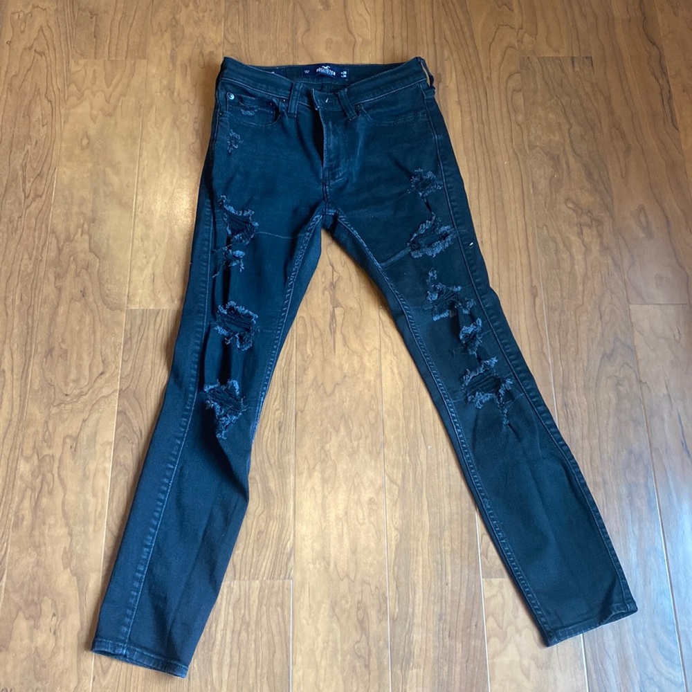 Ripped Hollister jeans